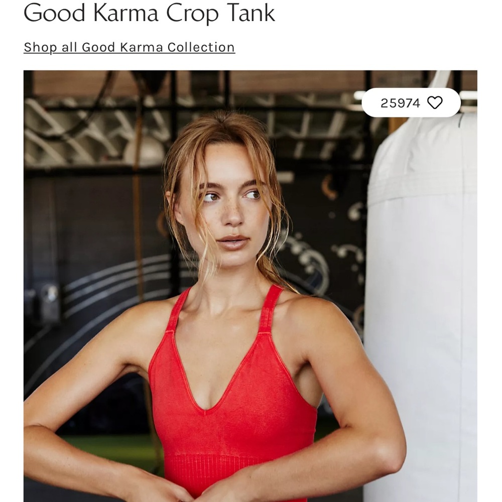 Good Karma Crop Top free people movement